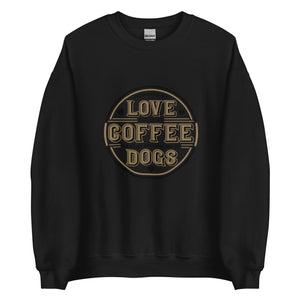 Love Coffee Dogs Sweatshirt