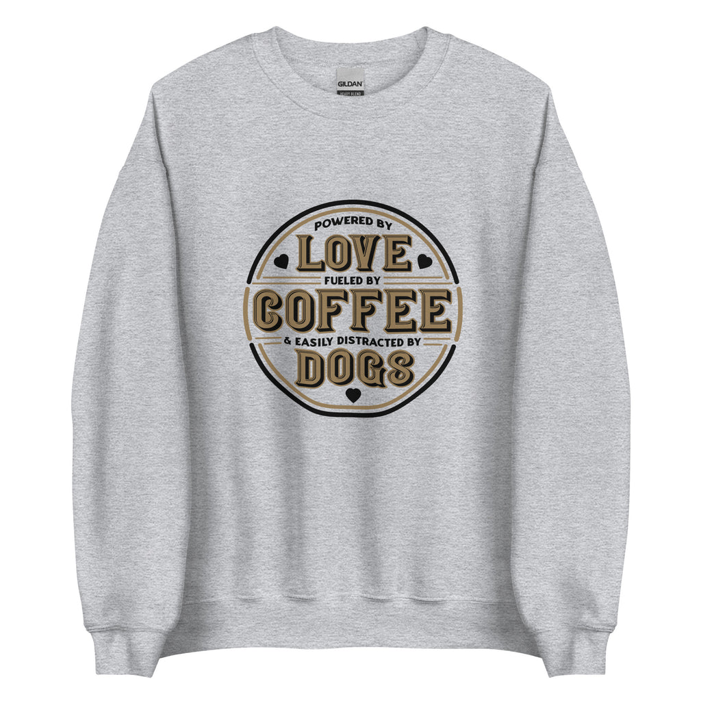 Love Coffee Dogs Sweatshirt