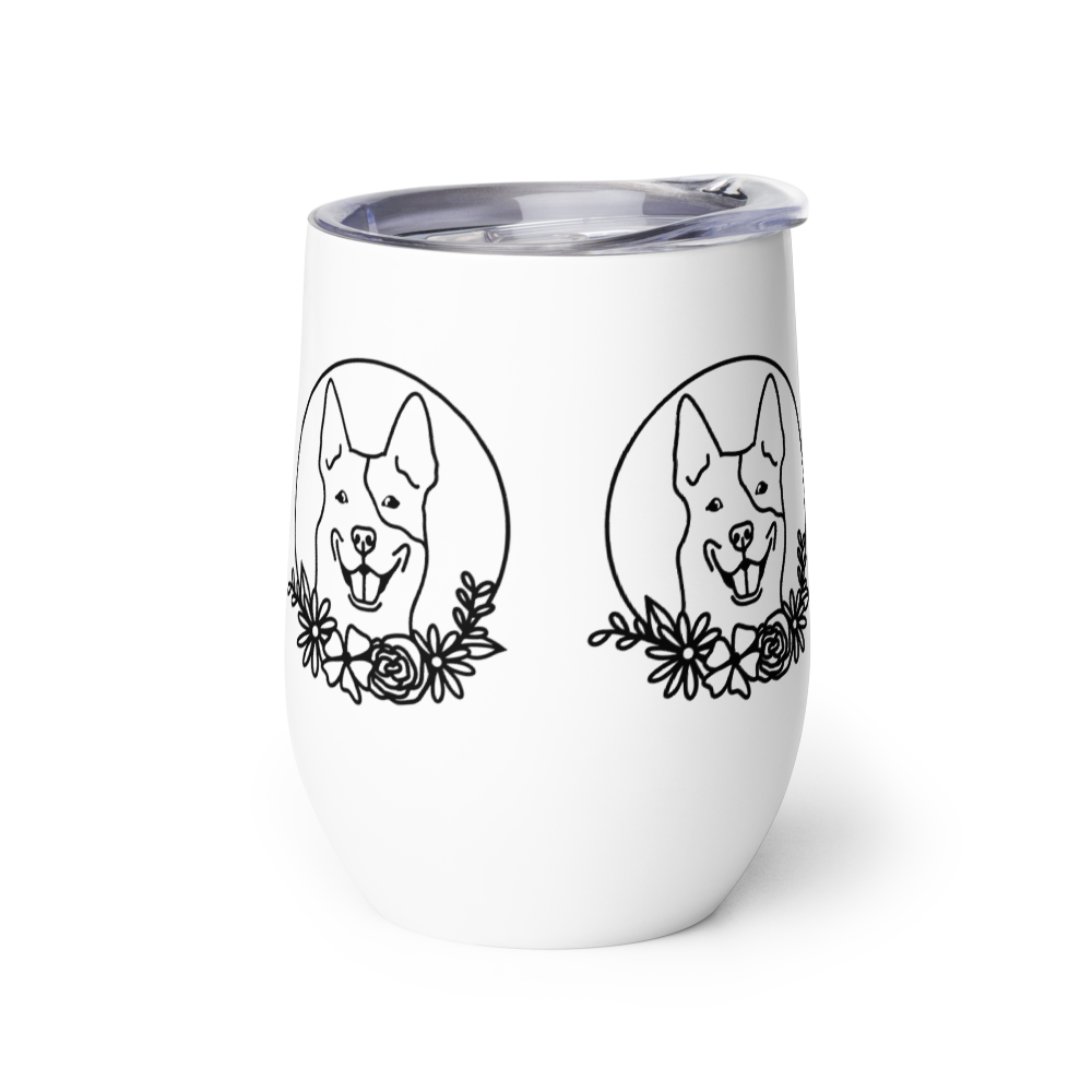 Heeler Wine or Coffee Tumbler